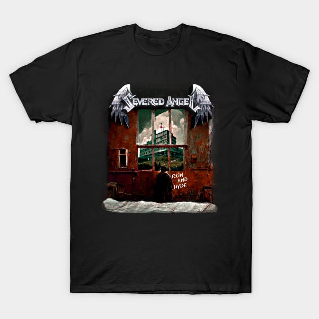 Severed Angel "Run & Hyde" Black T-Shirt by Severed Angel Official Band Merch